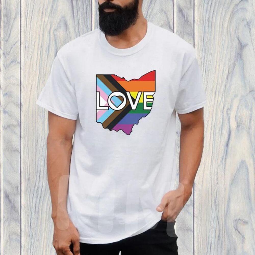 Ohio Love Progress Pride Tshirt
